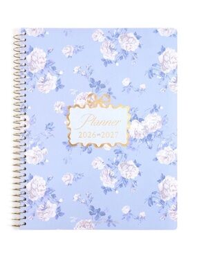 NWT LoveShackFancy x Target Yoobi Whisper Blue Planner 2026 2027